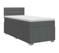 mtlskopl Lettino prendisole pieghevole in polyrattan grigio 192 x 62 cm | Schienale regolabile e imbottitura spessa per ore di relax sul balcone, sulla terrazza o in piscina.
