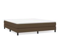 mtlskopl Letto a molle marrone scuro, 180 x 200 cm, con materasso a molle insacchettate e topper per un comfort confortevole durante il sonno, design moderno per camera da letto e camera degli ospiti