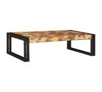 mtlskopl Mensola da bagno multicolore 80 x 50 x 23 cm in legno massiccio e ferro, moderna mensola da bagno con ripiano da tavola, costruzione robusta per WC ospiti, camera da letto e corridoio