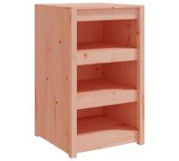 mtlskopl MEPPEL - Armadio da cucina per esterni, 55 x 55 x 92 cm, in legno massiccio non trattato, modulare per magazzino e buffet, con spazio per giardino, balcone e terrazza