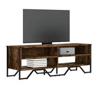 mtlskopl Mobile per TV a basso consumo, 122 x 34 x 41 cm, in legno con struttura in metallo, design moderno, ampio ripiano per TV fino a 55 pollici, per soggiorno, camera da letto, corridoio