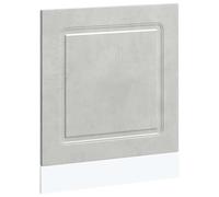 mtlskopl Pannello per lavastoviglie Kalmar grigio cemento, 60 x 1,5 x 67 cm, in legno