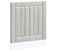 mtlskopl Pannello per lavastoviglie Lucca grigio Sonoma in legno 60 x 1,5 x 67 cm robusto legno pannello frontale da cucina design moderno per lavastoviglie mobili da cucina