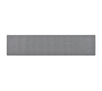 mtlskopl Passatoia a pelo lungo, 80 x 400 cm, grigio scuro, tessuto non tessuto agugliato da 3 mm, antiscivolo, lavabile, per corridoio, soggiorno, cucina, camera da letto, ufficio