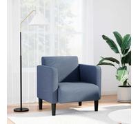 mtlskopl Poltrona blu in velluto con braccioli, 69 x 68 x 74,5 cm, in schiuma di piuma, design moderno, robusto telaio in compensato per Living Room Bedroom Ufficio