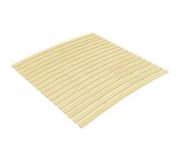 mtlskopl Rete per letto 120 x 200 cm, 17 doghe in legno di pioppo, pieghevole, letto a castello, senza attrezzi, design moderno