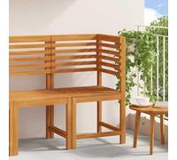 mtlskopl Sedia da giardino in acacia massiccio, 50 x 50 x 91 cm, design moderno, robusta e durevole, per balcone, terrazza e giardino d'inverno