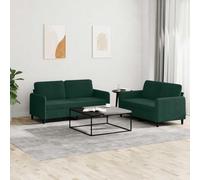 mtlskopl Set di 2 divani in velluto a due posti, 138 x 77 x 80 cm, design moderno, comodo e robusto, piccolo divano letto per soggiorno, camera da letto, corridoio