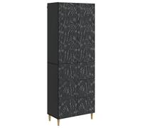 mtlskopl Set di mobili da 2 pezzi con vano portaoggetti, versatile armadio multiuso con 3 ante, 3 cassetti e 3 ripiani, design modulare moderno, per soggiorno, ufficio e giardino, grigio