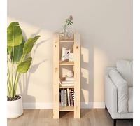 mtlskopl Solid Pine Wood - Custodia a libro in legno, 41 x 35 x 125 cm, stile rustico