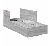 mtlskopl Sonoma - Struttura per letto, 90 x 200 cm, in legno moderno, con scomparto segreto, robusto e durevole, per camera degli ospiti, camera dei ragazzi, appartamento in città