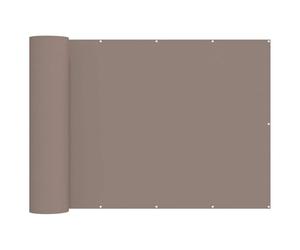 mtlskopl Striscione frangivista per balcone, 150 x 1000 cm, tortora, moderno pannello per balcone in tessuto Oxford con rivestimento in PU e occhielli in alluminio, resistente alle intemperie, per