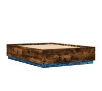 mtlskopl Struttura del letto con RGB LED incenso, 120 x 200 cm, in legno dal design moderno, per camera da letto, camera degli ospiti, camera dei ragazzi, per ragazzi e adulti