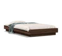 mtlskopl Struttura letto 90 x 190 cm, effetto rovere, design moderno, robusta rete a doghe per camera dei ragazzi, camera degli ospiti e appartamenti sul tetto
