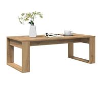 mtlskopl Tavolino da caffè in rovere Artisan, 102 x 50 x 35 cm, in legno dal design moderno, robusto e durevole, pratico tavolo per Living Room Bedroom and Office
