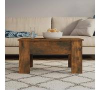 mtlskopl Tavolino da salotto, 79 x 49 x 41 cm, in legno regolabile in altezza, con spazio di archiviazione, moderno, tavolino piccolo per Living Room Bedroom Ufficio