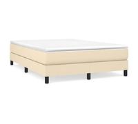 mtlskopl Telaio per letto a molle, 140 x 190 cm, con rivestimento in poliestere resistente, piedini stabili e base traspirante, design moderno per camera da letto, camera degli ospiti e camera dei