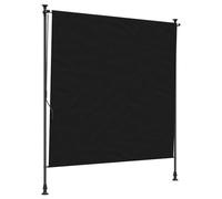 mtlskopl Tenda a rullo per esterni, 120 x 270 cm, tenda verticale per balconi e terrazze, protezione dagli sguardi indiscreti, in poliestere, con telaio in alluminio, regolabile in altezza, per