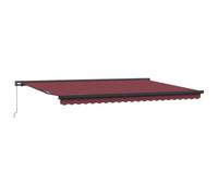 mtlskopl Tenda da sole automatica, 300 x 250 cm, in alluminio verniciato a polvere, con telecomando, manovella, resistente ai raggi UV, design moderno, per terrazza, balcone, caffetteria, ristorante e