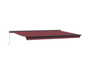 mtlskopl Tenda da sole automatica, 300 x 250 cm, in alluminio verniciato a polvere, con telecomando, manovella, resistente ai raggi UV, design moderno, per terrazza, balcone, caffetteria, ristorante e