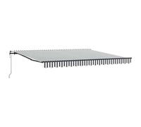 mtlskopl Tenda da sole automatica, 400 x 300 cm, in alluminio verniciato a polvere, con telecomando, design moderno, robusta, per terrazza, balcone, caffè, ristorante e giardino