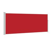 mtlskopl Tenda da sole laterale da 300 x 120 cm, estensibile, per balconi e terrazze, protezione dal vento flessibile in poliestere con robusto telaio in acciaio, tenda da giardino di colore rosso o