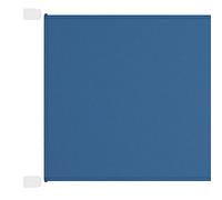 mtlskopl Tenda da sole verticale, 140 x 420 cm, protezione dagli sguardi indiscreti per balconi e terrazze, in tessuto Oxford resistente, flessibile, colore blu