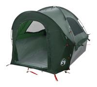 mtlskopl Tenda per auto, verde oliva, 200 x 170 x 170 cm, tenda pieghevole in poliestere e acciaio, riparo mobile per auto per viaggi su strada e campeggio, garage posteriore pieghevole con cerniera