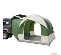 mtlskopl Tenda per portellone posteriore per 4 persone, tenda per auto per SUV e minivan, 255 x 255 x 230 cm, tenda posteriore con tetto antipioggia rimovibile, aste in fibra di vetro e acciaio per