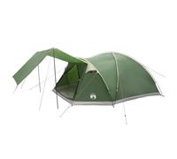 mtlskopl Tenda posteriore per 8 persone, grande tenda da cabina in poliestere e acciaio per auto e pavimento, tenda familiare per campeggio, festival e attività all'aperto, 425 x 370 x 192 cm, marrone