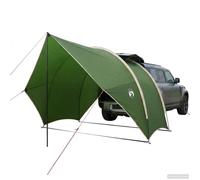 mtlskopl Tenda posteriore per SUV e station wagon, tenda da sole per campeggio e viaggi su strada, tenda per auto con aste in fibra di vetro e borsa per il trasporto, verde, 405 x 280 x 220 cm