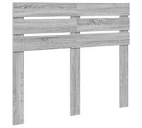 mtlskopl Testiera 138 cm, colore grigio, materiale in legno Sonoma moderno, pannello posteriore semplice da parete, facile da pulire, per camera da letto e camera degli ospiti