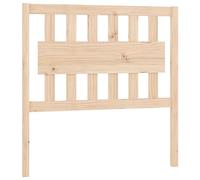 mtlskopl Testiera 95,5 × 4 × 100 cm in legno di pino non trattato, rustico, classico, compatibile con telaio del letto, facile da montare