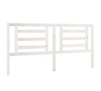 mtlskopl Testiera bianca in legno di pino massiccio, 186 x 100 cm, design moderno a doghe per letto, robusta e durevole, testiera in legno massello per camera da letto