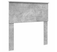 mtlskopl Testiera in cemento grigio, 83 x 90 cm, in legno dal design moderno, durevole, facile da pulire, facile da montare, per camera da letto, appartamento in città