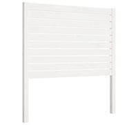 mtlskopl Testiera in legno di pino bianco, 96 x 4 x 100 cm, con design a listelli, moderna parete posteriore per camera da letto, in legno massello, testiera elegante, compatibile con telaio speciale