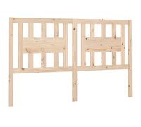 mtlskopl Testiera in legno massello, 141 x 100 cm, in pino non trattato con design rustico, robusta e durevole, come elegante pannello posteriore per camera da letto e camera degli ospiti