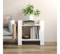 mtlskopl White Solid Pine Wood - Custodia a libro piccola in legno di pino, 60 x 35 x 57 cm, con angolo multifunzionale per vivere l'ufficio, senza back, design Room Divider, Easy Assembly