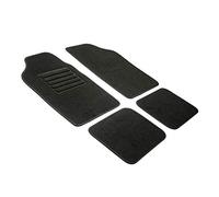 MTM Monaco Set di 4 Tappetini per auto in Moquette Universali con Battitacco in tessuto e Bordatura Antiscivolo