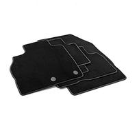 MTM PRO-3062 Tappetini per Renault Scenic III / X-mod / X-cross / Grand Scenic 04.2009>2016 , su Misura in Velluto, Bordi in Similpelle e Doppia Impuntura Cromata