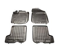 MTM Tappetini Gomma per Dacia Sandero II/Sandero Stepway 12.2012-11.2016 Design a Vaschetta, su Misura con Bordi Rialzati cod. 3D 5343