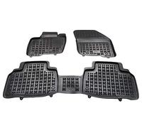 MTM Tappetini Gomma per Ford Edge 05.2016-02.2021 Design a Vaschetta, su Misura con Bordi Rialzati cod. 3D 7219