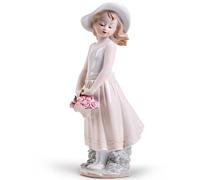 MTME Statuetta in porcellana, che ricorda quel momento, cimeli, regali di nozze, statua decorazione per la casa