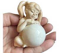 MTME Statuette in porcellana, infanzia, cimeli, regali, scultura decorazione per la casa (Yago Girl)