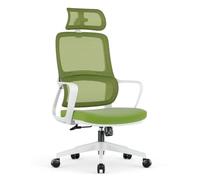 MTMHFPER Sedia da ufficio, supporto lombare, monoblocco, elastico e traspirante, sedia ergonomica, senza fatica dopo una lunga posizione seduta, maglia selezionata, rosa, nero, grigio, verde