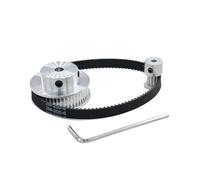 MTMXALBBR 2GT 2M 48 denti 12 denti GT2 48T Set di pulegge for cinghia dentata Larghezza 6/10 mm Alesaggio 3~12 mm Kit sincronizzatore ruota 4:1 leisurely(2GT-300-10mm,12T4-48T8)