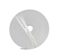 MTMXALBBR Cinghia di trasmissione aperta RPP8M PU P8M in poliuretano for azionamento di porte di garage, ascensori, porte di ascensore, colore bianco leisurely(3Meters,10mm)
