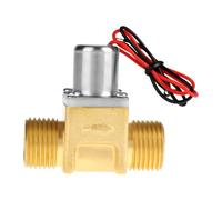 MTMXALBBR Elettrovalvola elettrica a solenoide da 1/2" DC 4,5 V, flusso d'acqua, impulso elettromagnetico, ottone leisurely