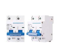 MTMXALBBR Interruttore automatico CC 1P 2P 12V 24V 60V 72V 96V Mini interruttore di protezione for isolatore del circuito della batteria solare leisurely(2P,63A)