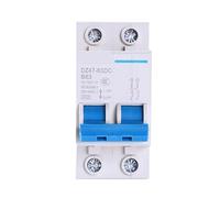 MTMXALBBR Interruttore di protezione dell'interruttore automatico DC 2P Interruttore dell'aria 12V-125V for la protezione della batteria del tram fotovoltaico DC leisurely(63A)